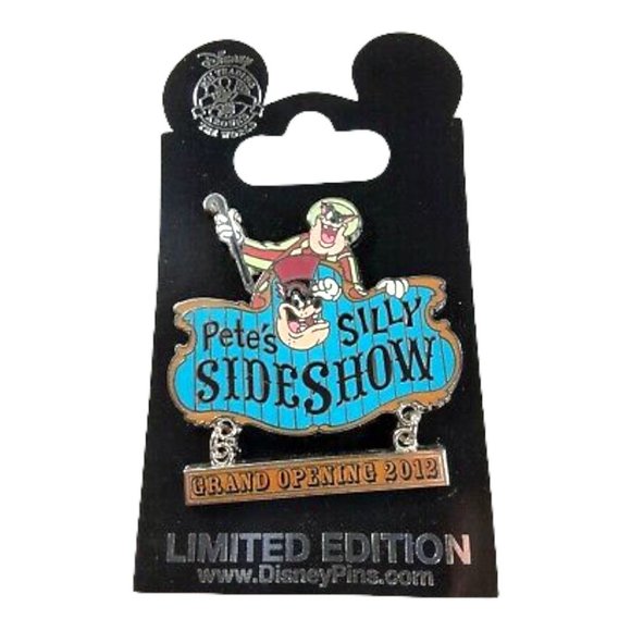 Walt Disney World 2012 New Fantasyland Grand Opening Pete's Silly Sideshow Pin - Picture 2 of 5